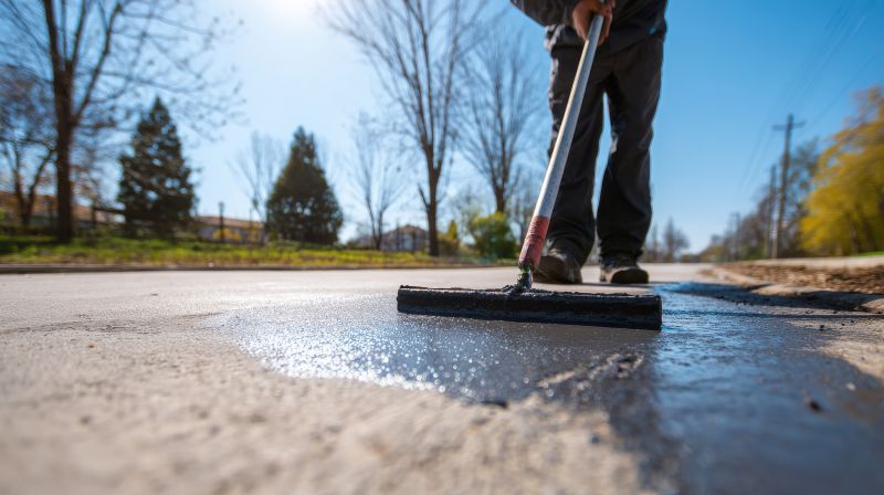 Asphalt Sealings in Summer